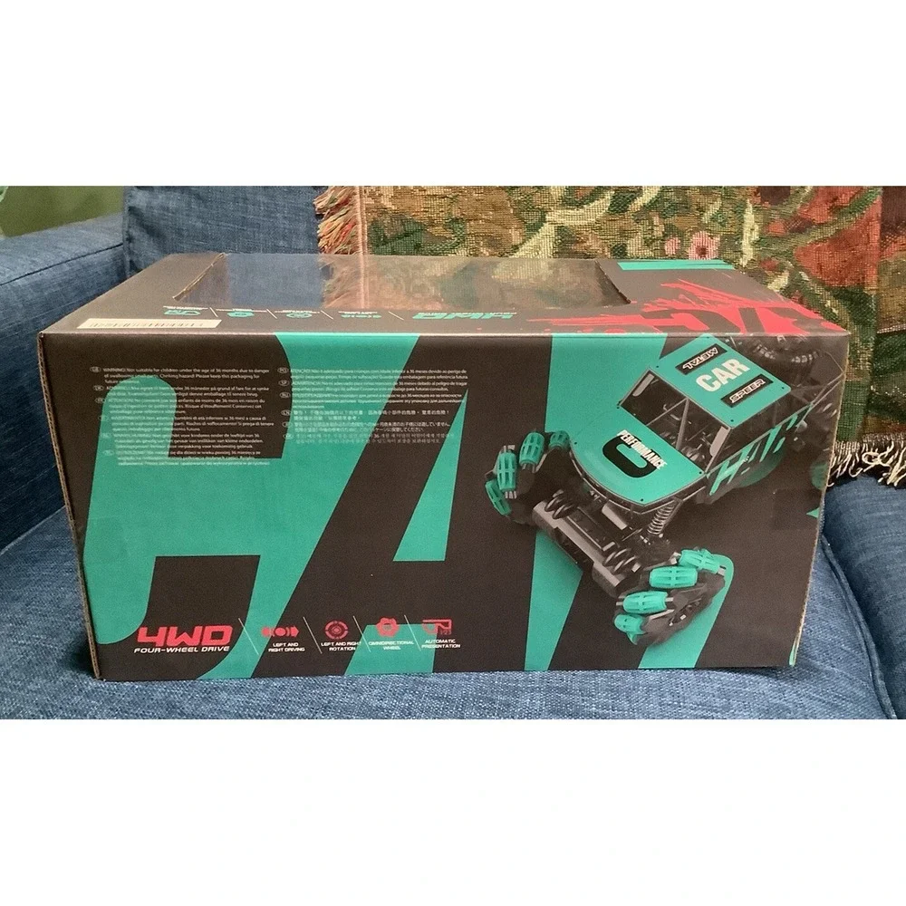 RC Car, Racing Car with 2 Batteries, 1:1 RTR 2.4Ghz 4WD Remote Control Car